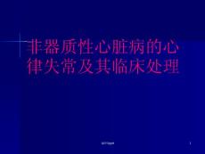 非器质性心律失常课件