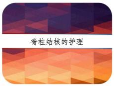 脊柱结核的护理课件