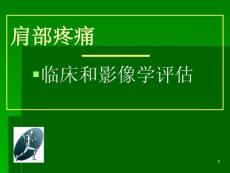 肩部疼痛课件