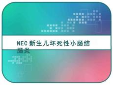 NEC新生儿坏死性小肠结肠炎课件