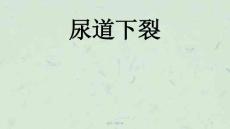 尿道下裂护理ppt课件