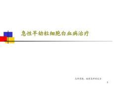 急性早幼粒细胞白血病治疗课件