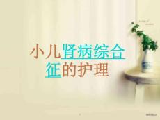 小儿肾病综合症的护理课件