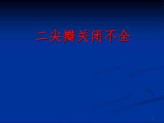 内科学二尖瓣关闭不全课件