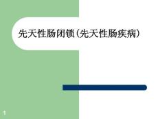 先天性肠闭锁(先天性肠疾病课件