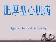 肥厚型心肌病--课件