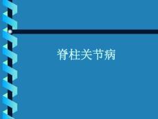脊柱关节病-课件