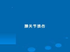 膝关节损伤PPT教案