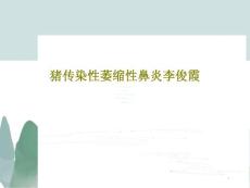 猪传染性萎缩性鼻炎课件