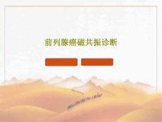 前列腺癌磁课件