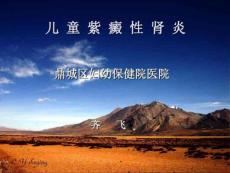 儿童紫癜性肾炎课件