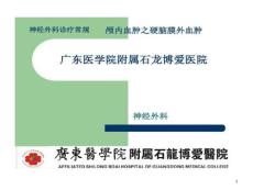 颅内血肿硬膜外血肿课件