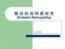 糖尿病视网膜病变课件