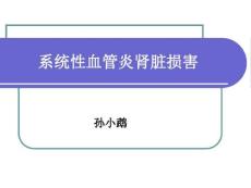 血管炎肾损害课件