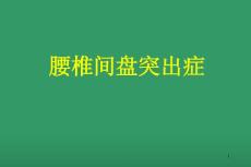 腰椎管狭窄课件