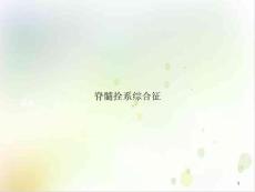 脊髓拴系综合征优质课件