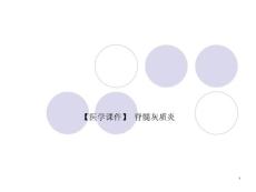 【医学ppt课件】-脊髓灰质炎