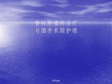 脊柱肿瘤的治疗课件