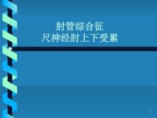 肘管综合征课件