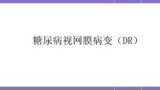 糖尿病视网膜病变课件