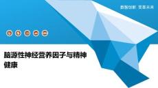 脑源性神经营养因子与精神健康