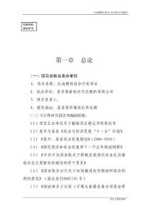 壓塊燃料項目可行性研究報告