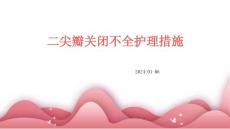 二尖瓣关闭不全护理措施ppt
