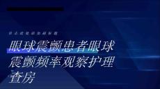 眼球震颤患者眼球震颤频率观察护理查房