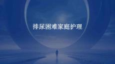 排尿困难家庭护理ppt