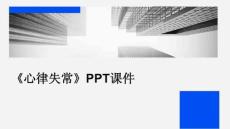 《心律失常》课件