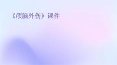 《颅脑外伤》课件