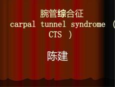 讲课腕管综合征课件