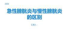 急性膀胱炎急性膀胱炎与慢性膀胱炎有什么区别