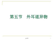 外耳道异物课件