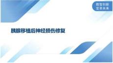 胰腺移植后神经损伤修复