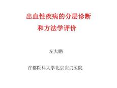 北京.2012年7月临床检验新进展讲义之 12左大鹏篇