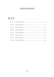 丘疹的中医治疗研究