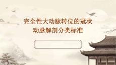完全性大动脉转位的冠状动脉解剖分类标准