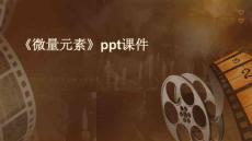 《微量元素》课件