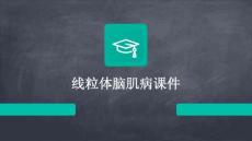 线粒体脑肌病课件