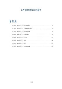 肌肉收缩机制的结构解析