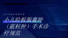 小儿睑板腺囊肿（霰粒肿）手术诊疗规范