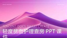 轻度贫血护理查房ppt课件
