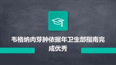 韦格纳肉芽肿依据年卫生部指南完成优秀PPT