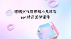 哮喘支气管哮喘小儿哮喘PPT精品医学课件