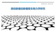 颈动脉瘤动脉瘤壁生物力学研究
