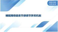 睡眠障碍昼夜节律调节异常机制