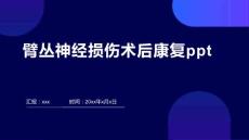 臂丛神经损伤术后康复ppt