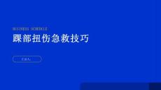 健康指南踝部扭伤的急救技巧关键时刻能派上用场