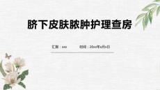 脐下皮肤脓肿护理查房